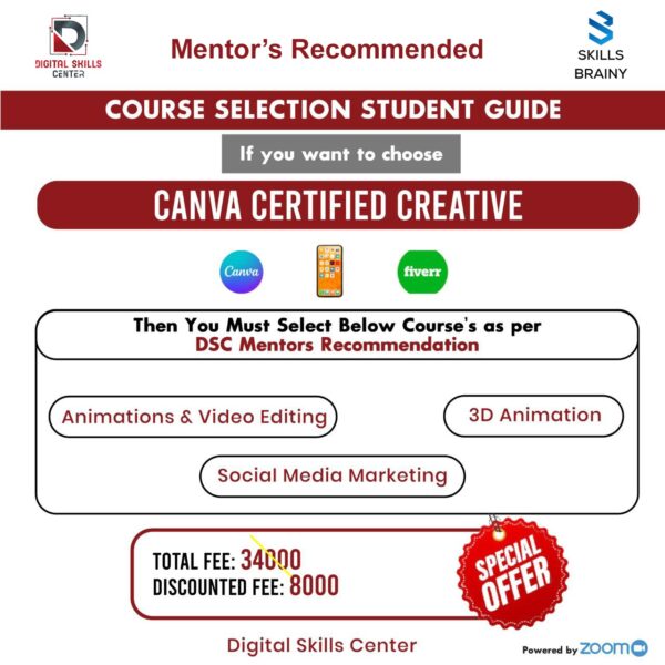 Canva Certified Course + Mentor’s Deal (4-in-1 Skills Pack)