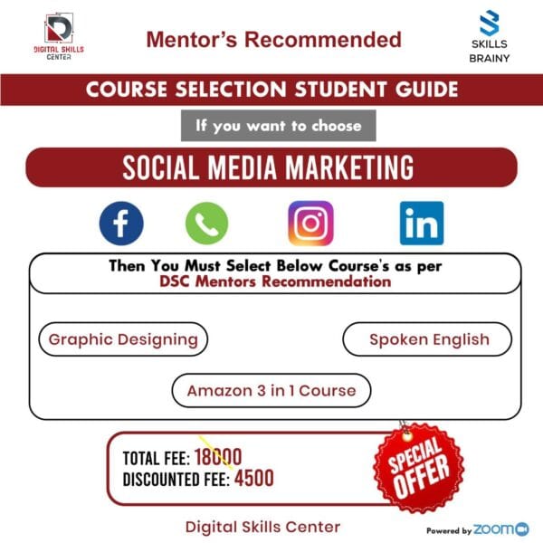 Social Media Marketing + Mentor’s Deal (4-in-1 Skills Pack)